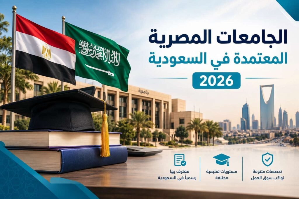 الجامعات المصرية المعتمدة في السعودية 2026