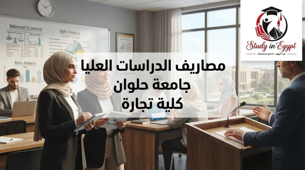 مصاريف الدراسات العليا جامعة حلوان كلية تجارة