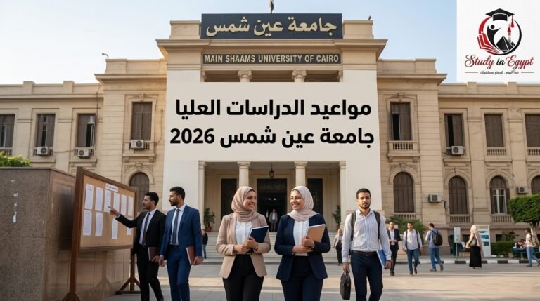 مواعيد الدراسات العليا جامعة عين شمس 2026