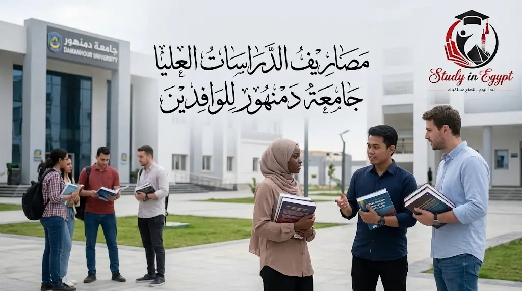مصاريف الدراسات العليا جامعة دمنهور للوافدين